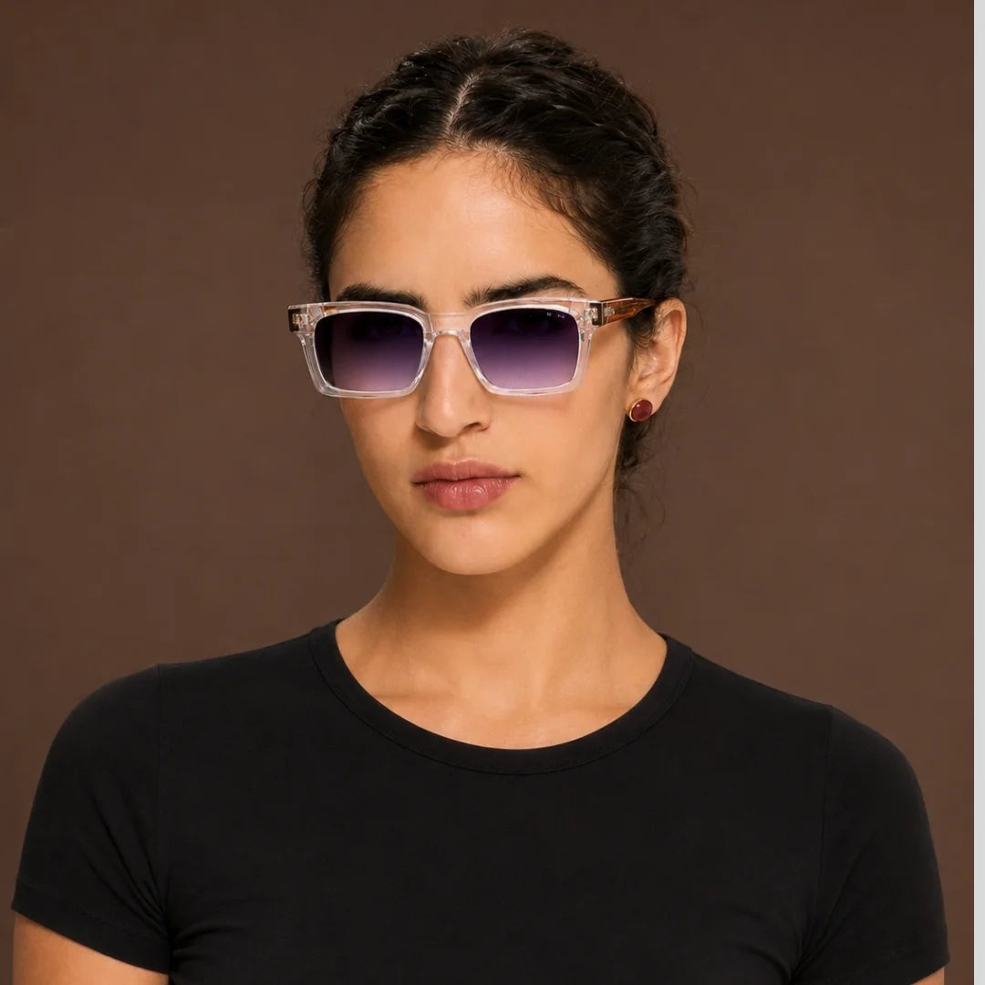 MOONX STELLERS S2 – UV400 Rectangular Sunglasses (Unisex)