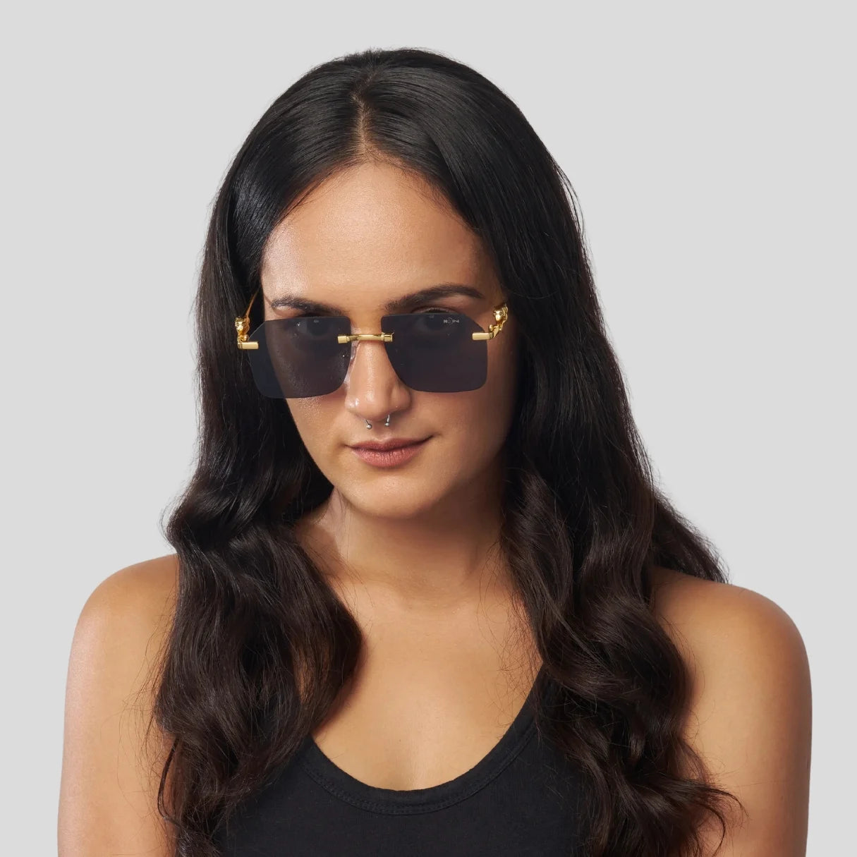 MOONX JAGUAR S1 – Modern Rimless Geometric Sunglasses (Unisex)