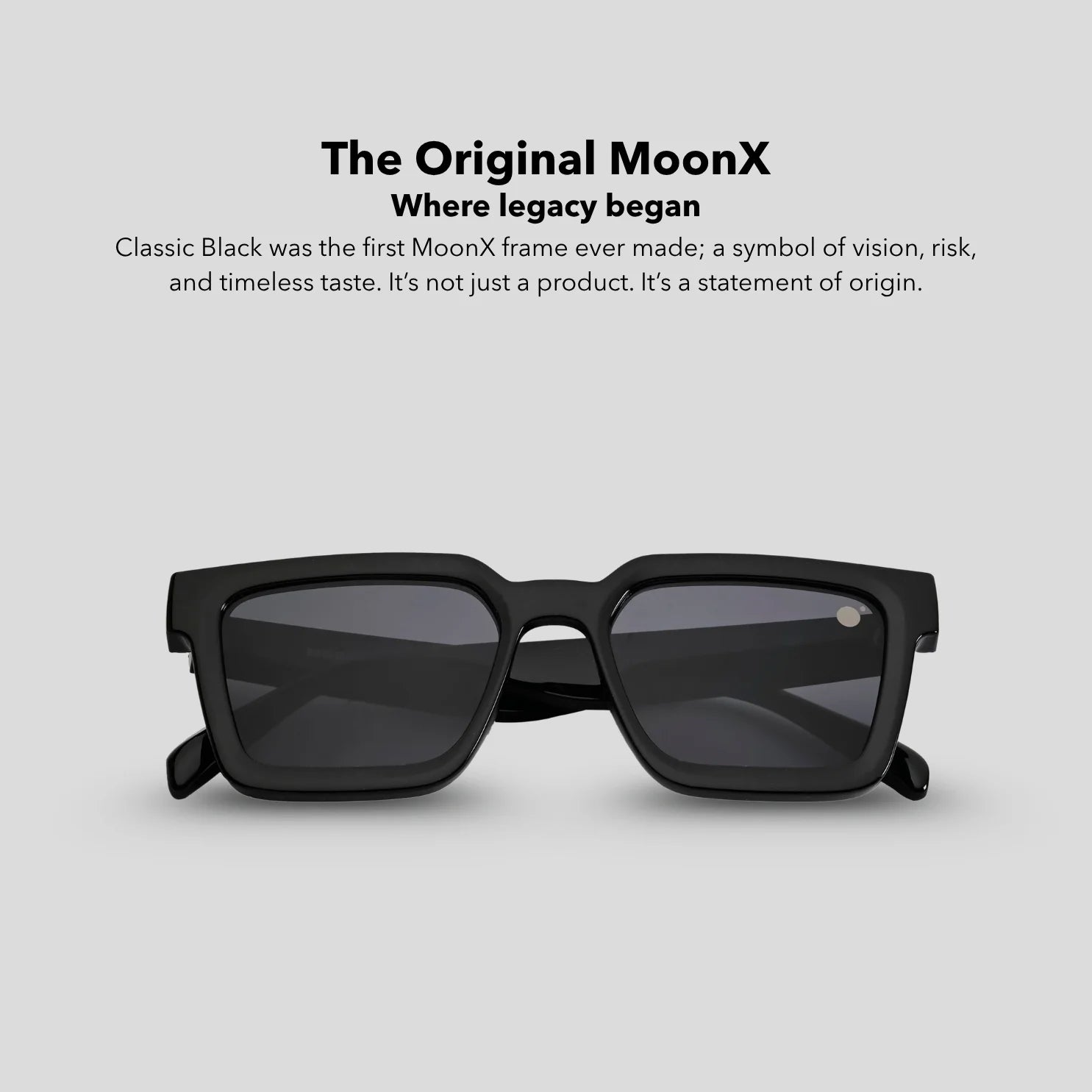 MOONX CLASSIC BLACK – UV400 Protection Wayfarer Sunglasses (Unisex, Hot Selling)