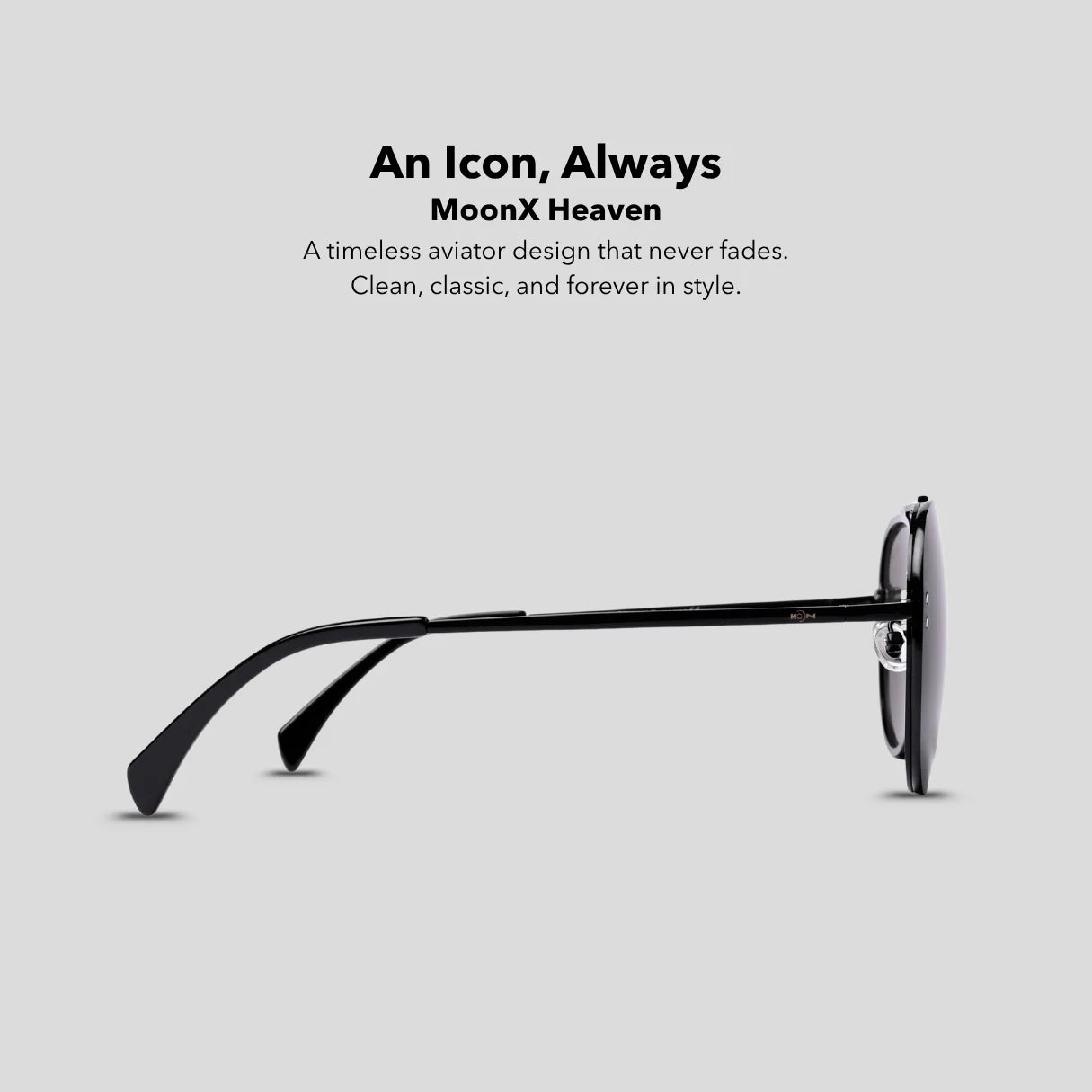 MOONX HEAVEN S30 – Polarised Aviator Metal Frame Sunglasses (Unisex)