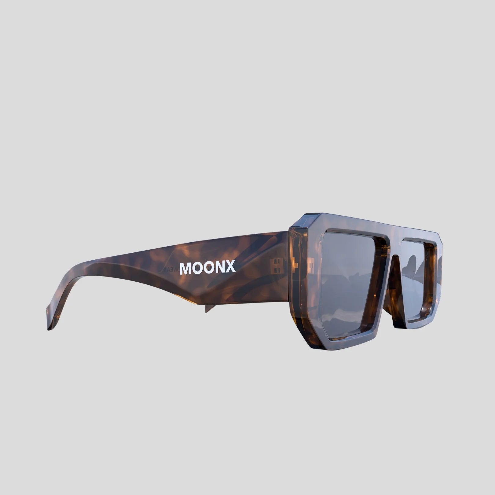 MOONX LUNA S2 - UV400 Premium & Bold Rectangular Frame Sunglasses