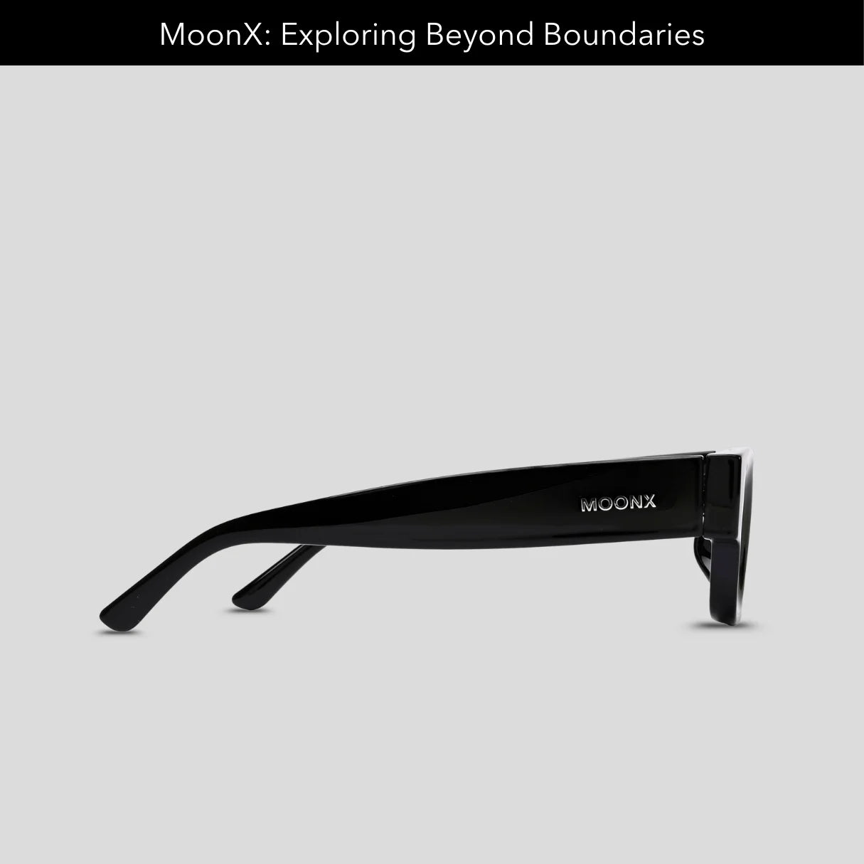 MOONX DARK STONE – UV400 Classic Bold Rectangular Sunglasses (Unisex)