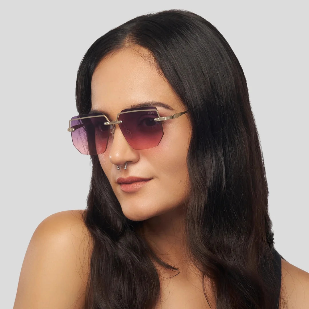 MOONX DEIMOS S4 – Futuristic Metal Frame Sunglasses (Unisex)