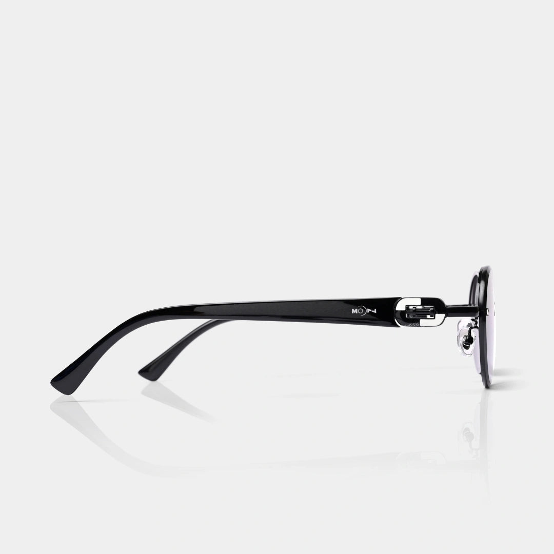 MOONX CLASSICA (Exclusive) – Polarized Oval Metal Frame Sunglasses (Unisex)
