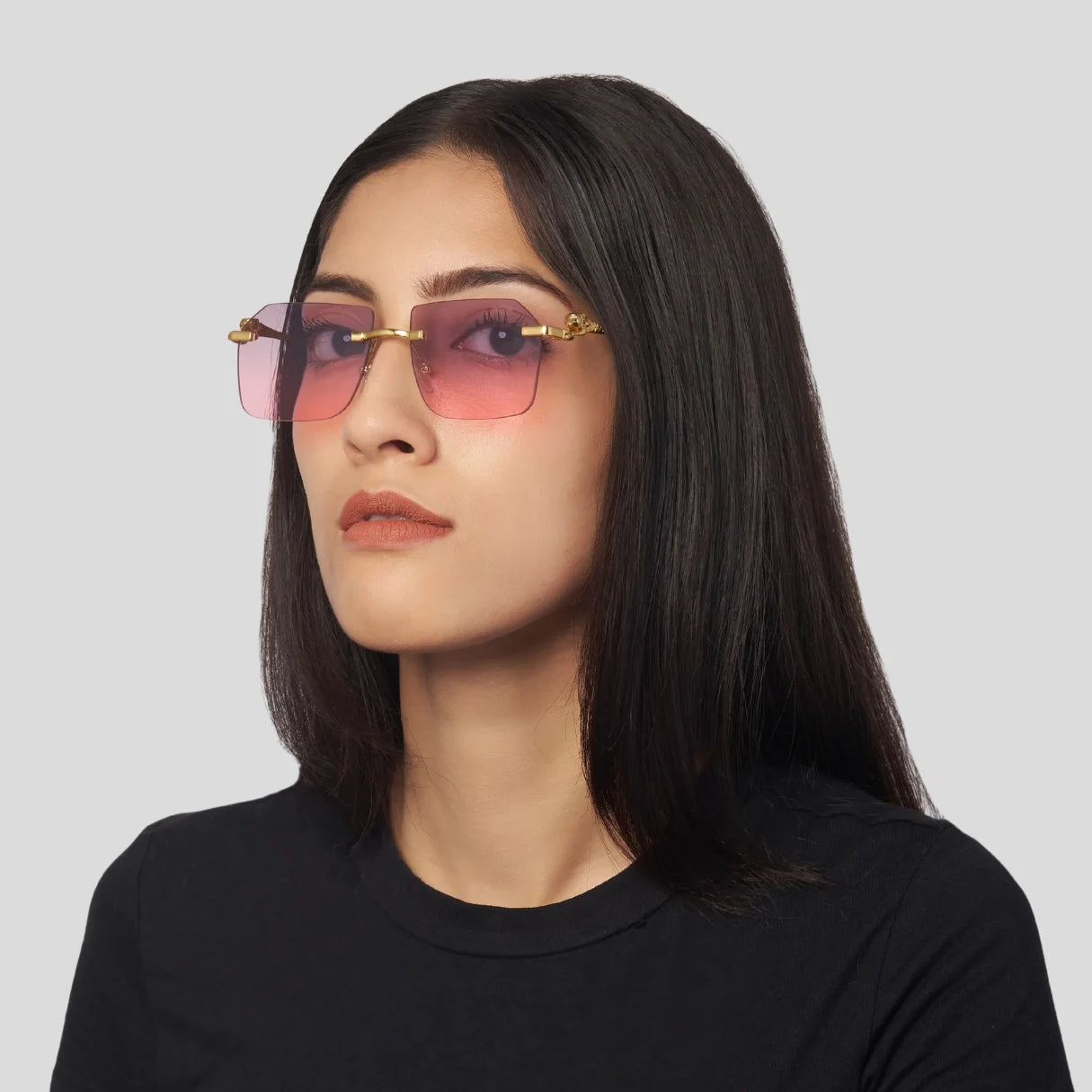 MOONX JAGUAR S3 – Modern Rimless Geometric Sunglasses (Unisex)