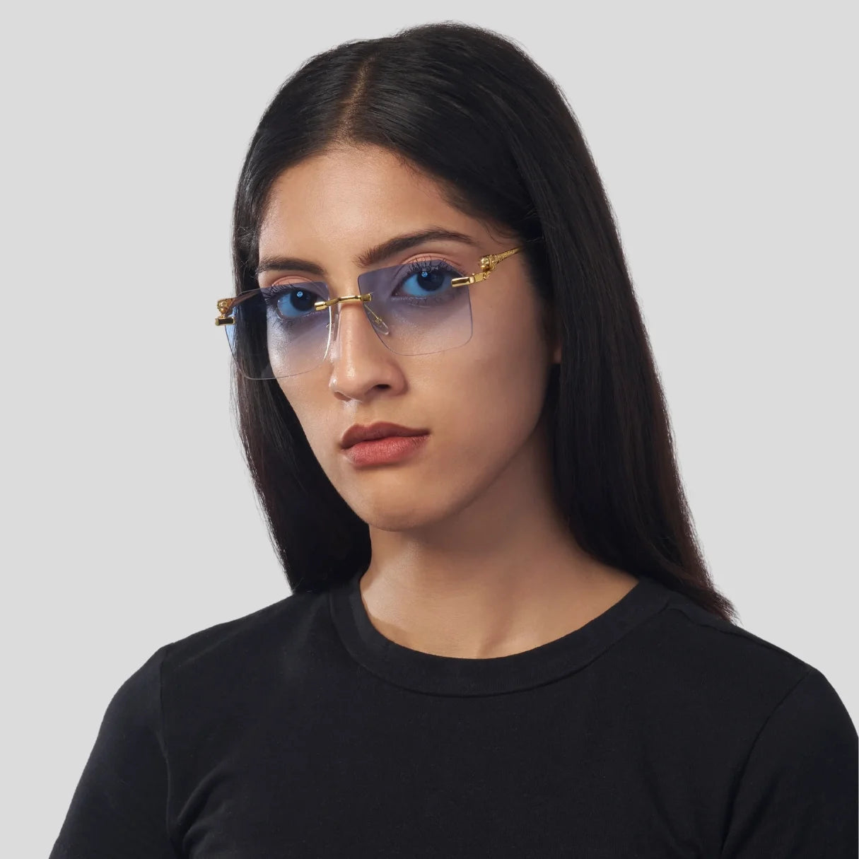 MOONX JAGUAR S2 – Modern Rimless Geometric Sunglasses (Unisex)