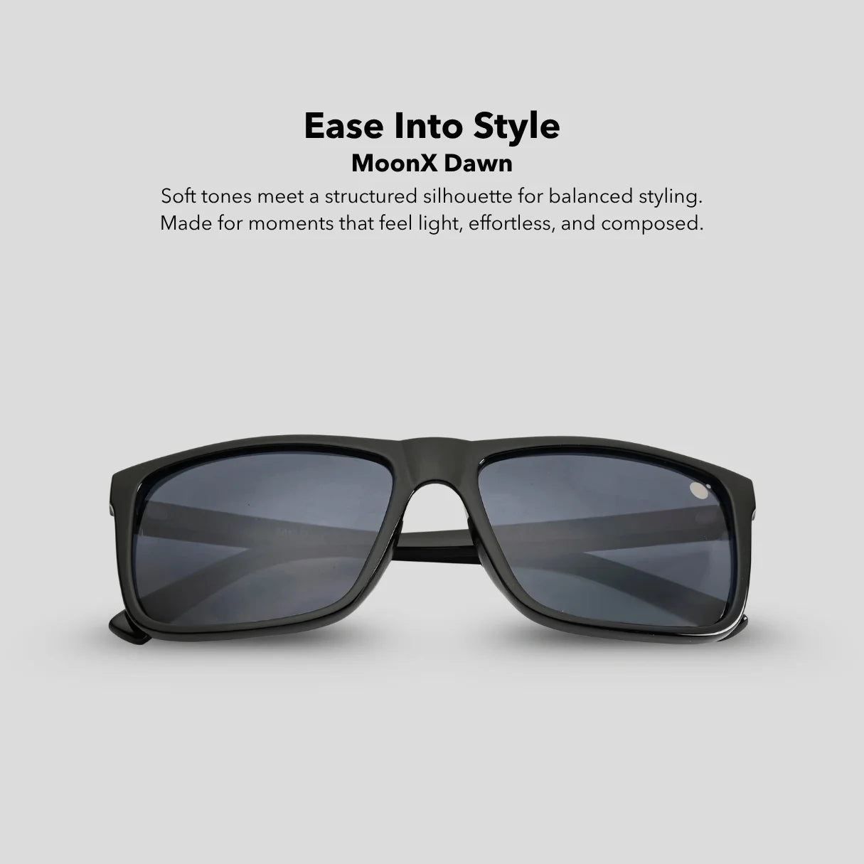MOONX DAWN – UV400 Modern Rectangular Sunglasses (Unisex)