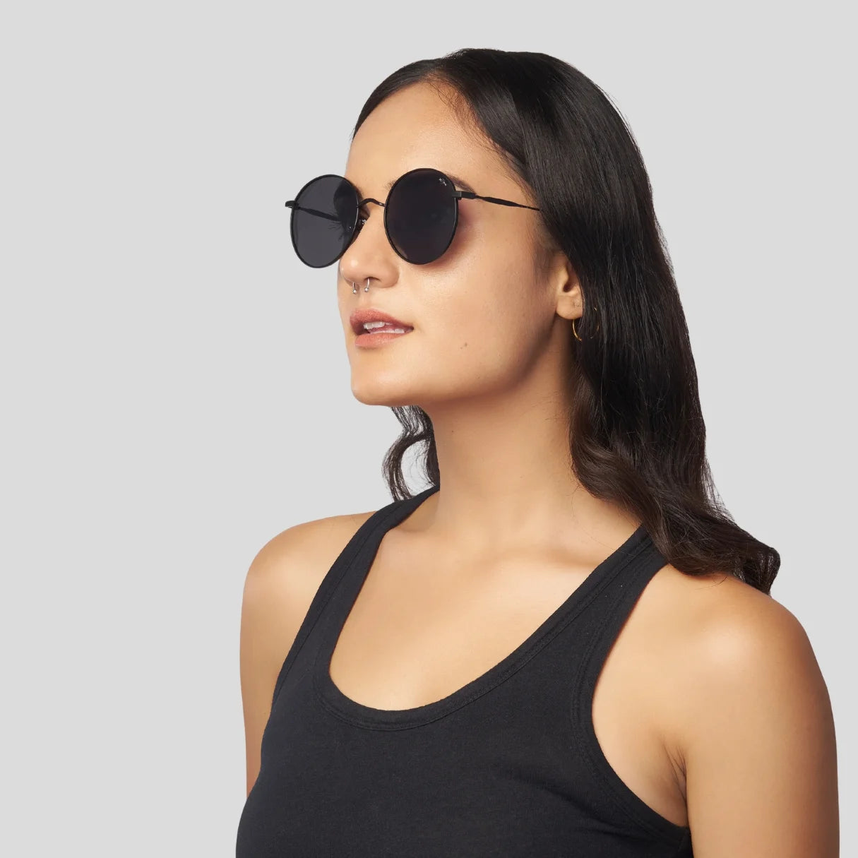 MOONX ROUNDS– Polarised Round Metal Frame Sunglasses (Unisex)