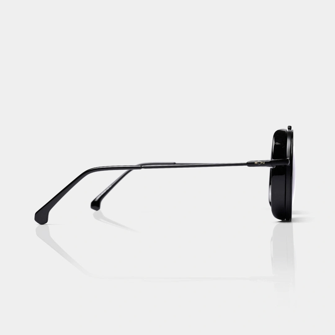 MOONX CLASSIC ROUND – Polarised Round Metal Frame Sunglasses (Unisex)