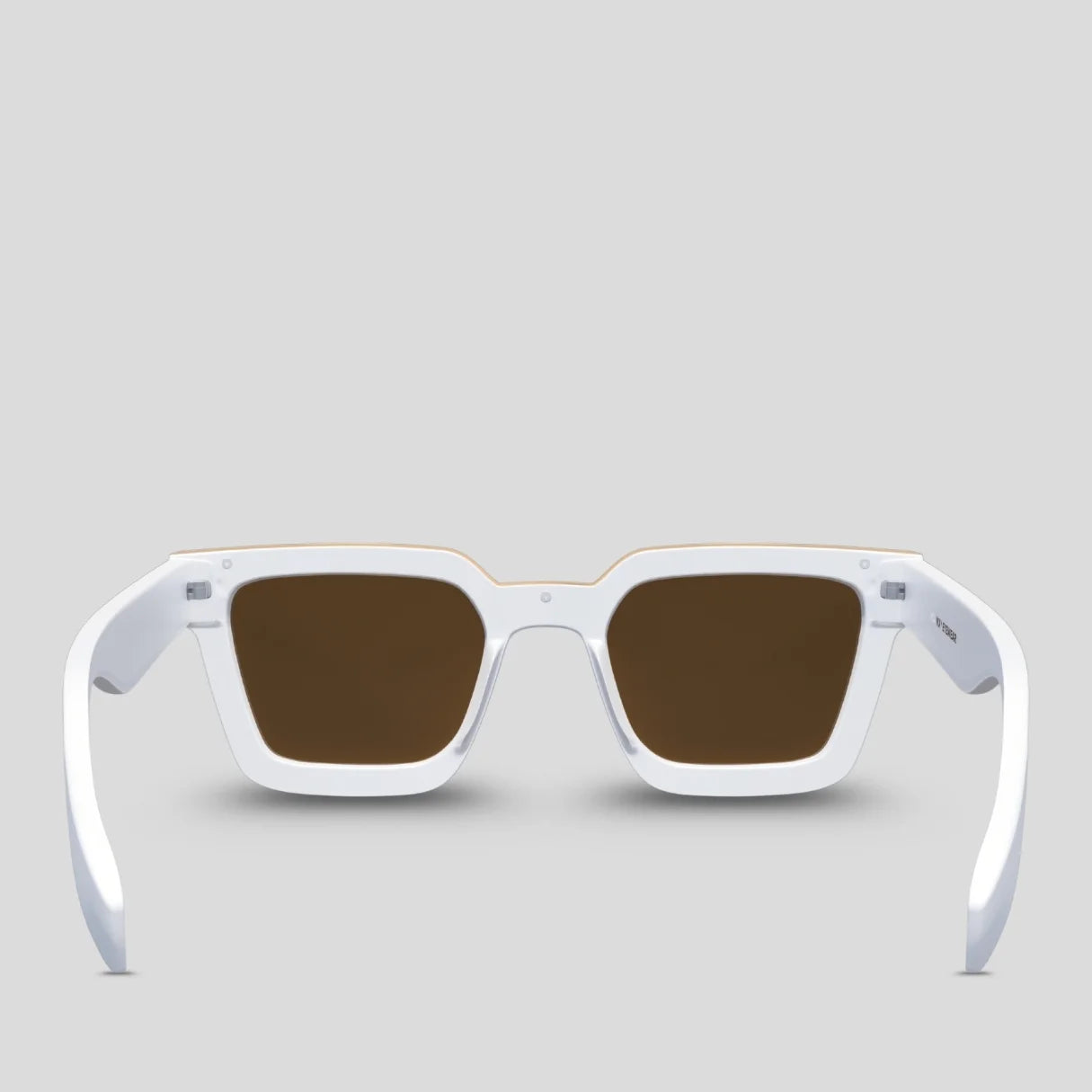 MOONX CLASSIC WHITE – Polarised Wayfarer Sunglasses (Unisex)