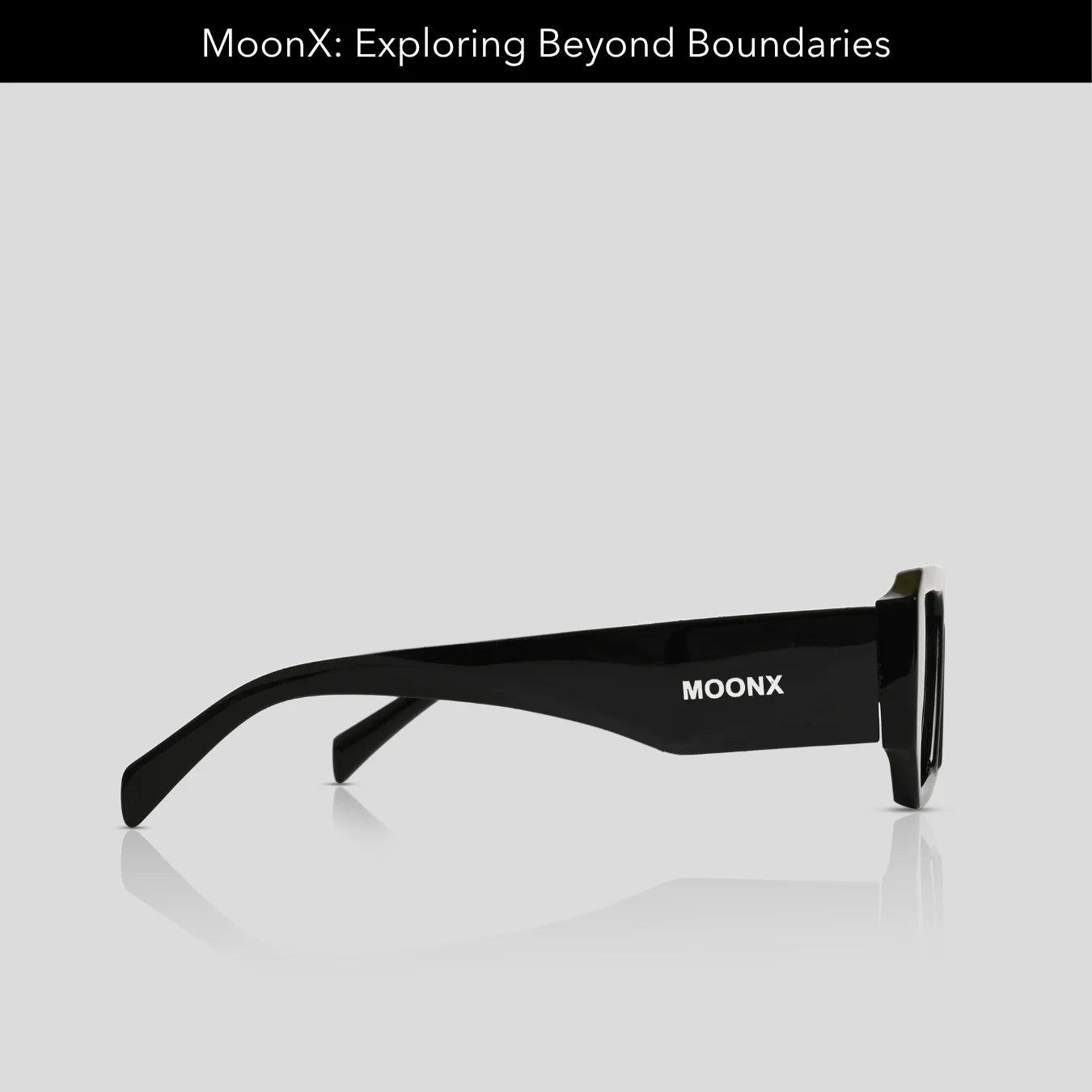 MOONX LUNA - UV400 Premium & Bold Rectangular Frame Sunglasses