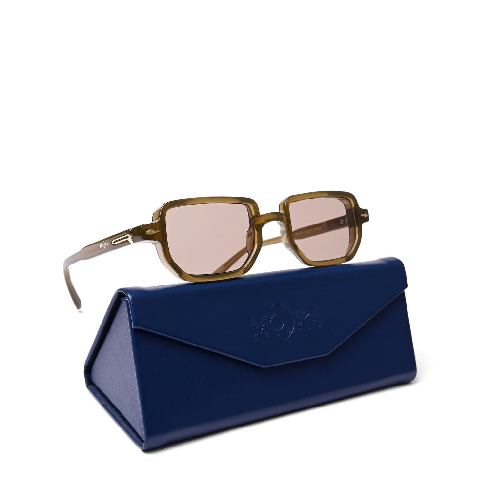 MOONX PHOENIX S6 – Transparent Rectangular Sunglasses (Unisex)