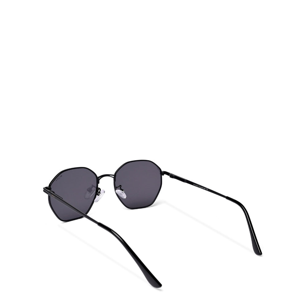 MOONX MIRANDA S1 – UV400 Geometric Round Metal Sunglasses (Unisex)