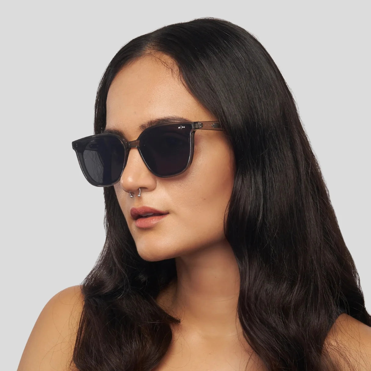 MOONX NEREID S1 – UV400 Cat‑Eye Metal Sunglasses (Unisex)