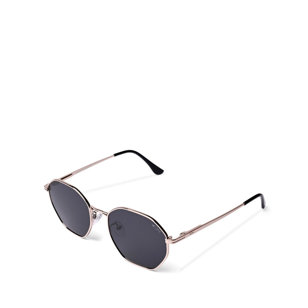 MOONX MIRANDA S2 – UV400 Geometric Round Metal Sunglasses (Unisex)