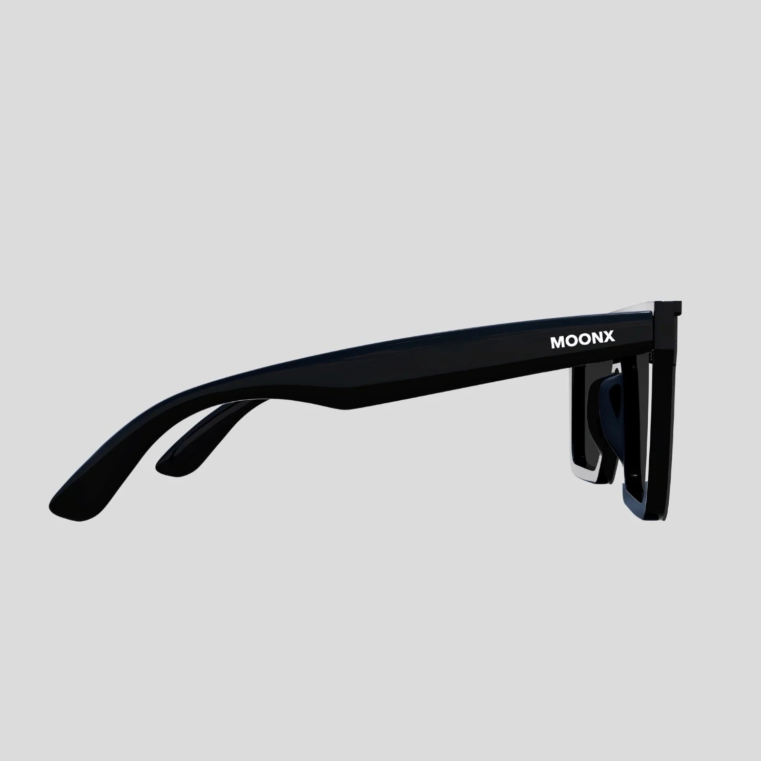 MOONX TREND SETTER – Polarised Rectangular Luxury Sunglasses (Unisex)