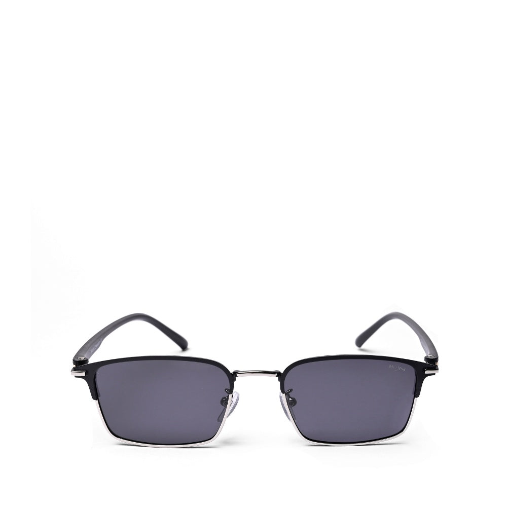 MOONX THEIA S14– Polarised Rectangular Metal Frame Sunglasses (Unisex)