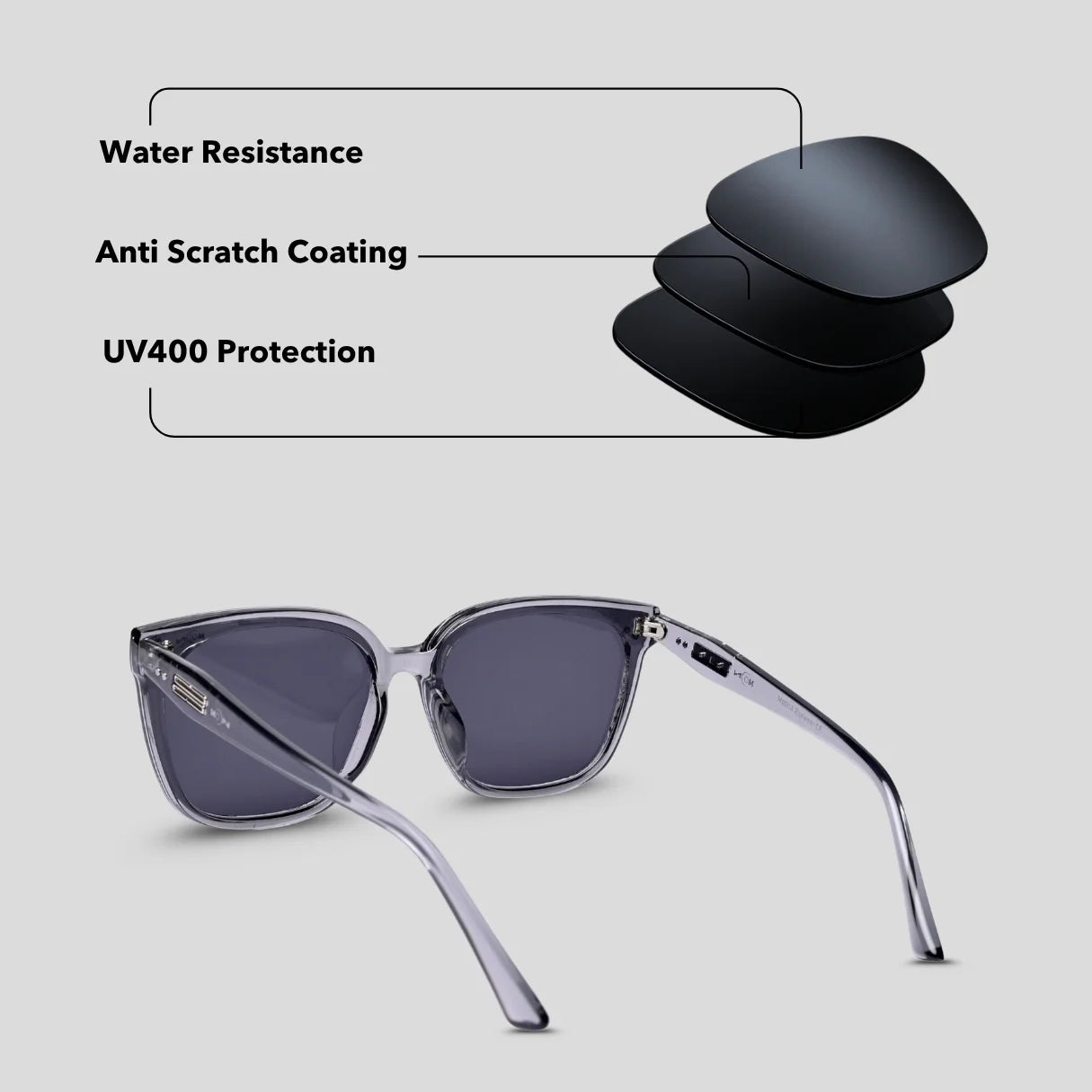 MOONX ROCK S2– UV400 Oversized Sunglasses (Unisex)