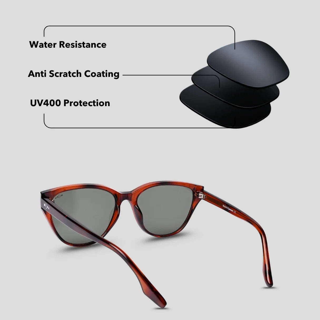 MOONX LO S2 (Exclusive) – UV400 Modern Cat-Eye Sunglasses (Unisex)