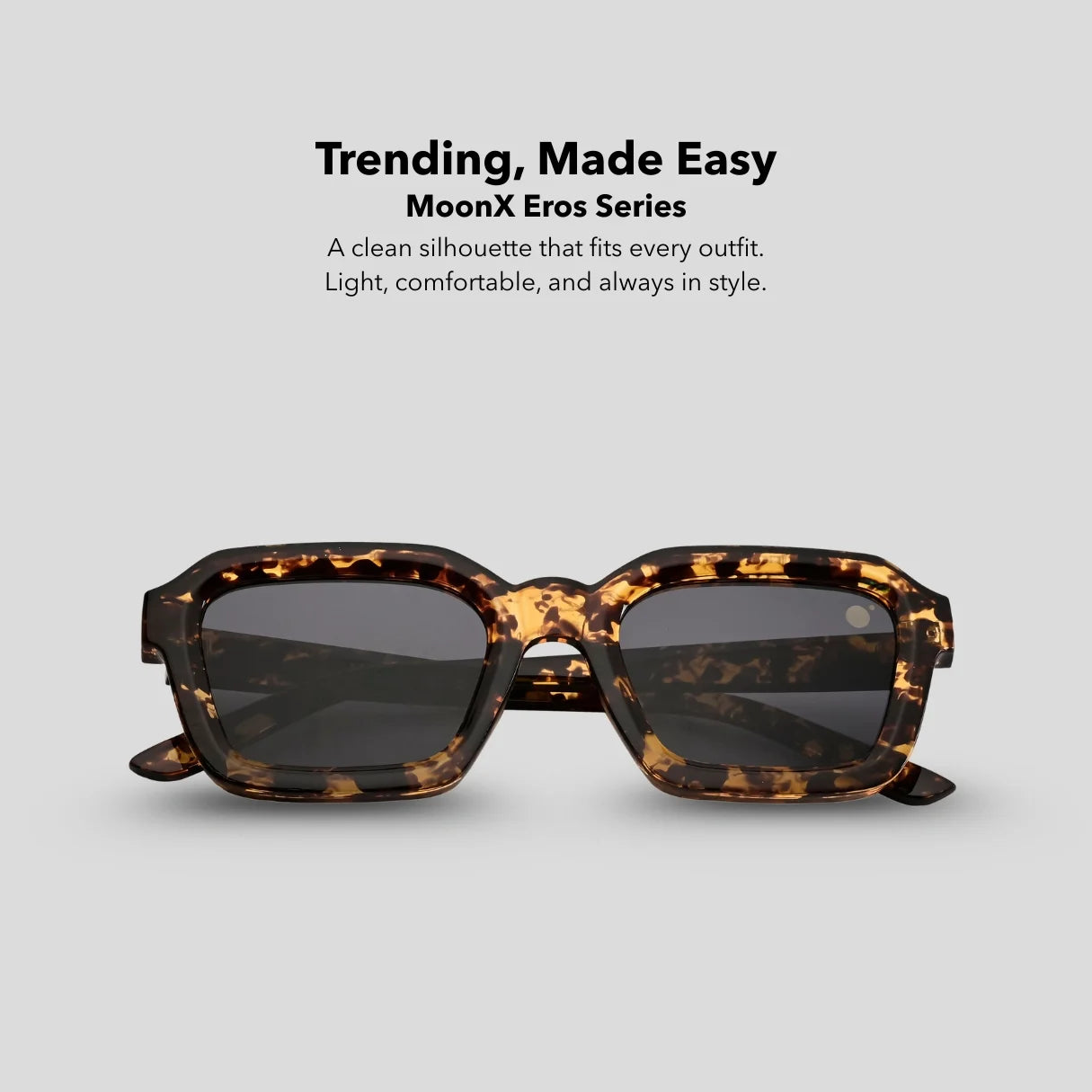 MOONX EROS S2 – UV400 Modern Geometrical Sunglasses (Unisex)