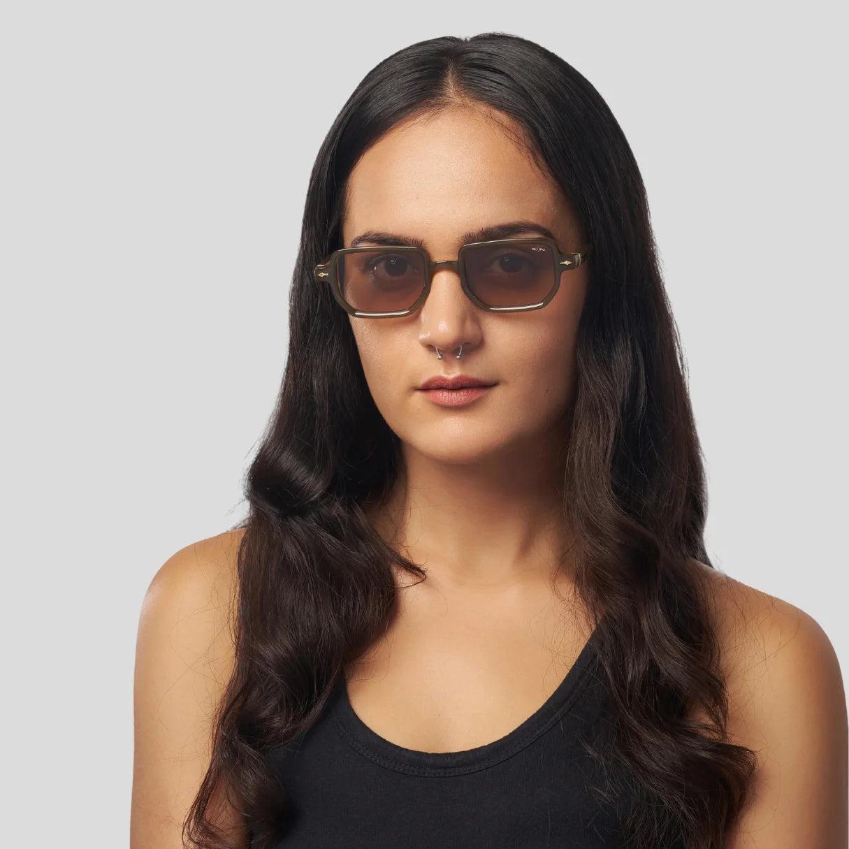 MOONX PHOENIX S6 – Transparent Rectangular Sunglasses (Unisex)