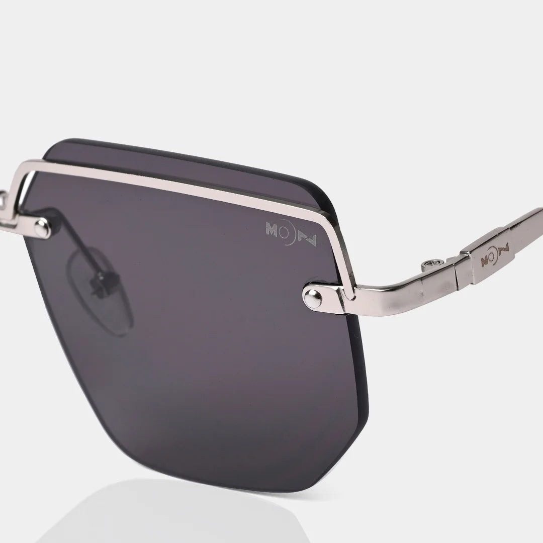 MOONX DEIMOS S2 – Futuristic Metal Frame Sunglasses (Unisex)
