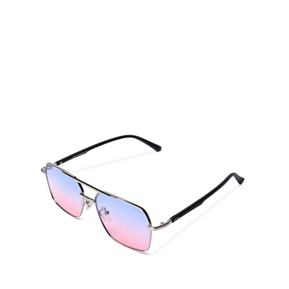 MOONX PHOBOS S2 – UV400 Rectangular Metal Sunglasses (Unisex)