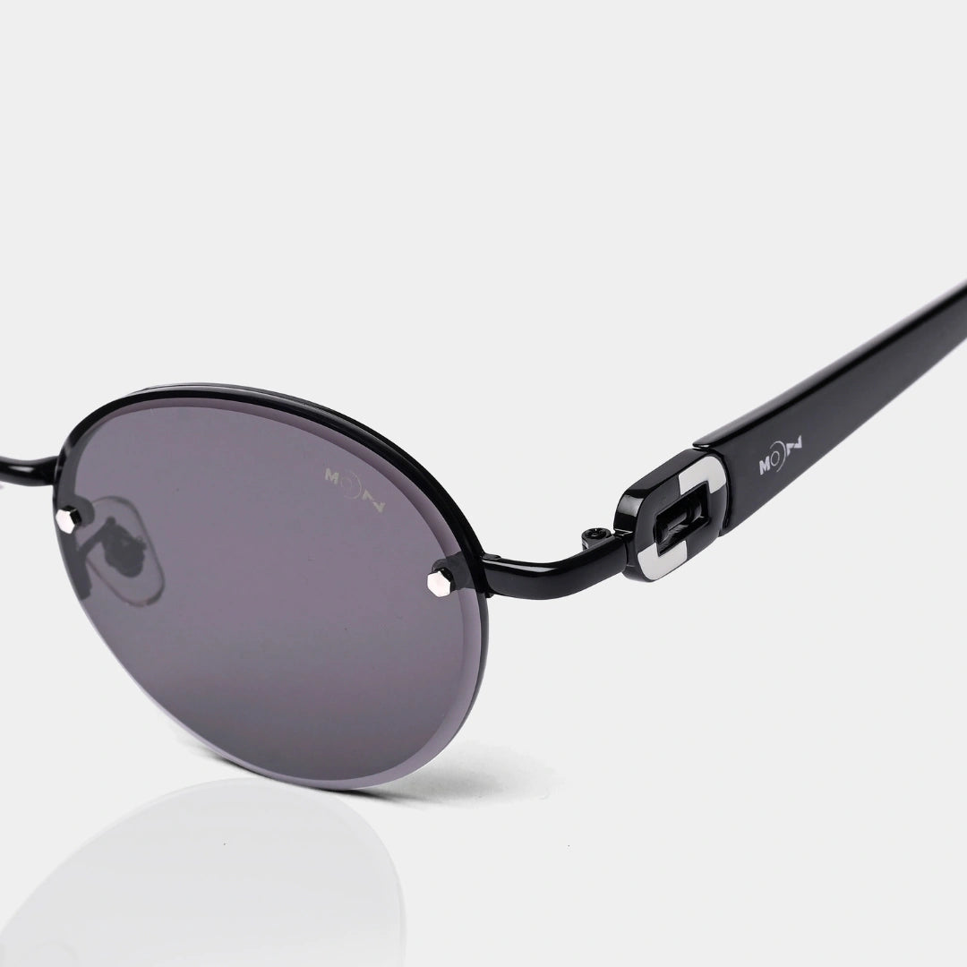 MOONX CLASSICA (Exclusive) – Polarized Oval Metal Frame Sunglasses (Unisex)