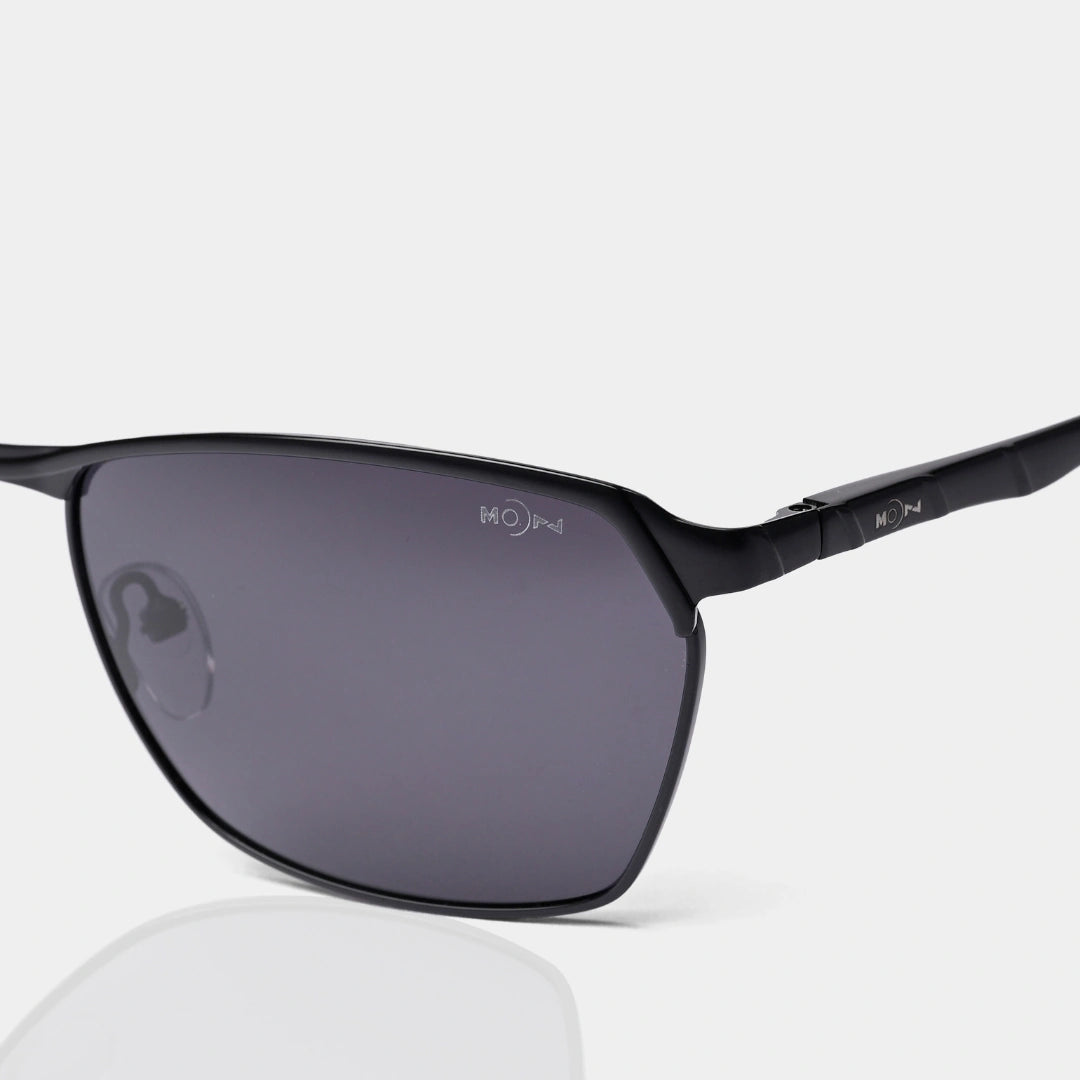 MOONX CLASSIC SLEEK S2 – Polarised Wrap‑Around Retro Sunglasses (Unisex)