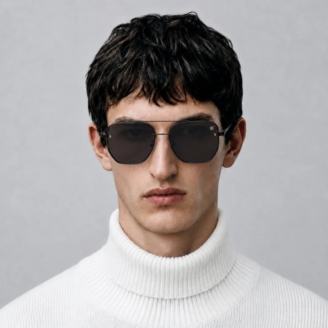 MOONX CELEBRITY BLACK – UV400 Celebrity Inspired Sunglasses (Unisex)