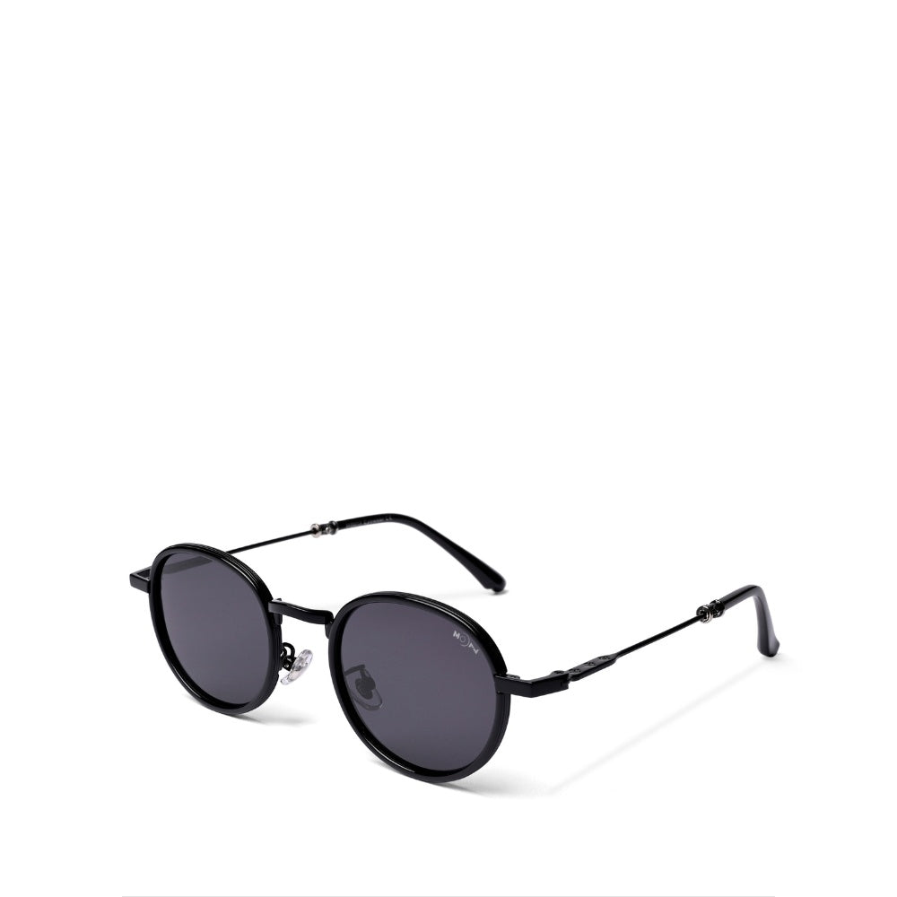 MOONX MOONSHINE S1 – Polarised Classic Round Metal Sunglasses (Unisex)