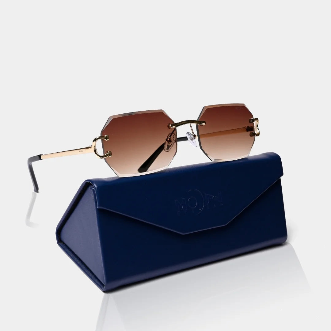 MOONX EUROPA S2 – UV400 Rimless Inspired-Design Sunglasses (Unisex)