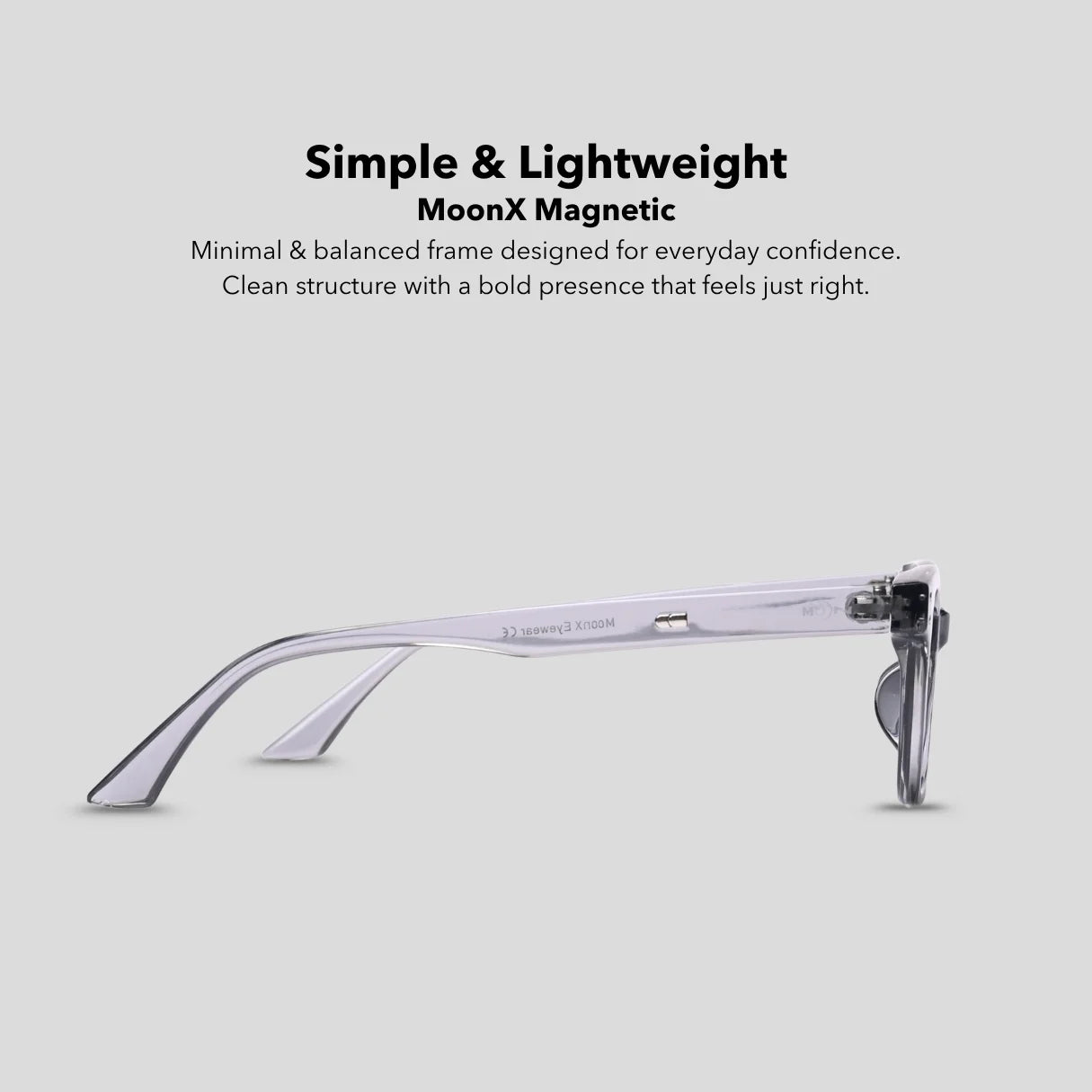 MOONX MAGNETIC S3 – UV400 Edgy Cat‑Eye Sunglasses (Unisex)