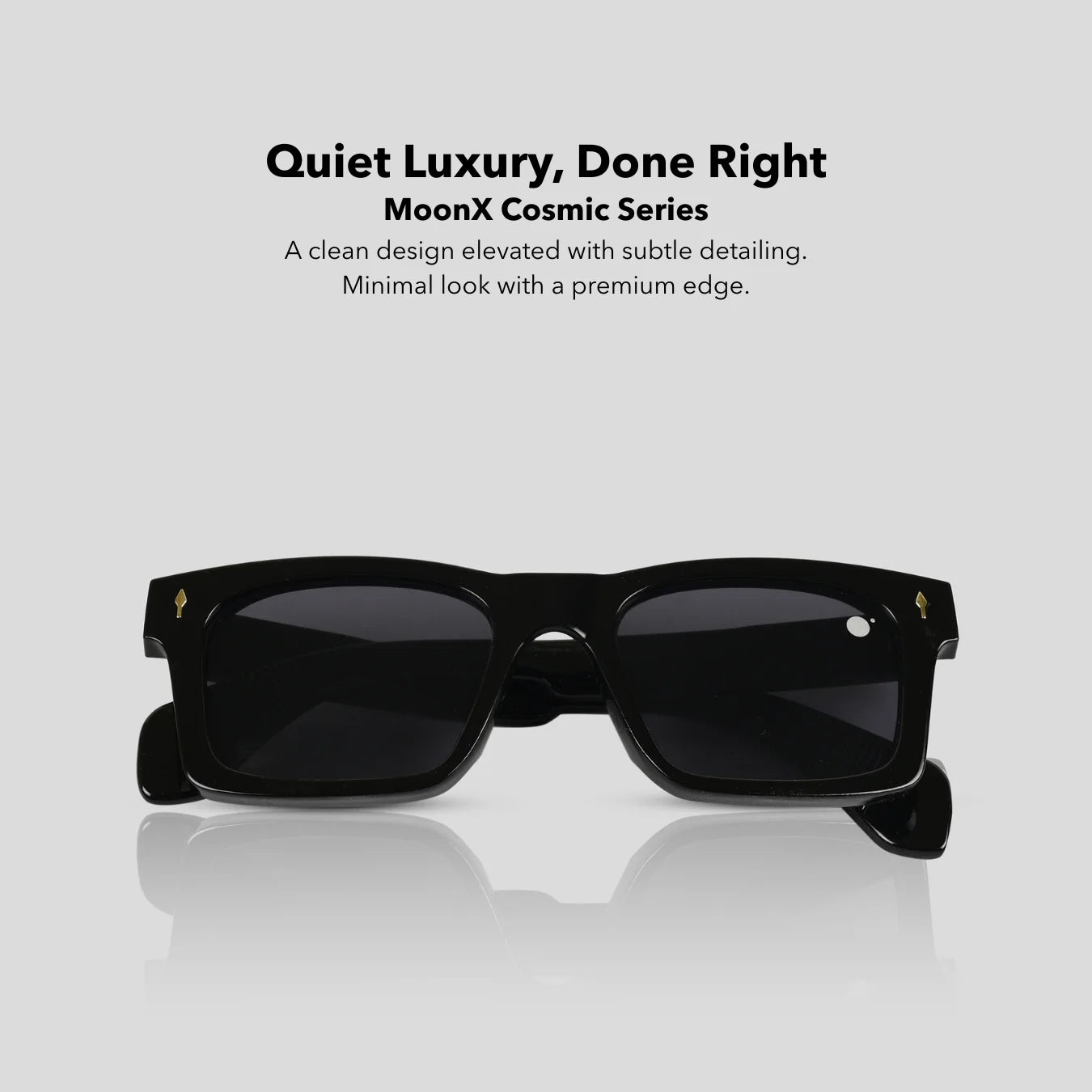 MOONX COSMIC S1 – UV400 Rectangular Sunglasses (Unisex)