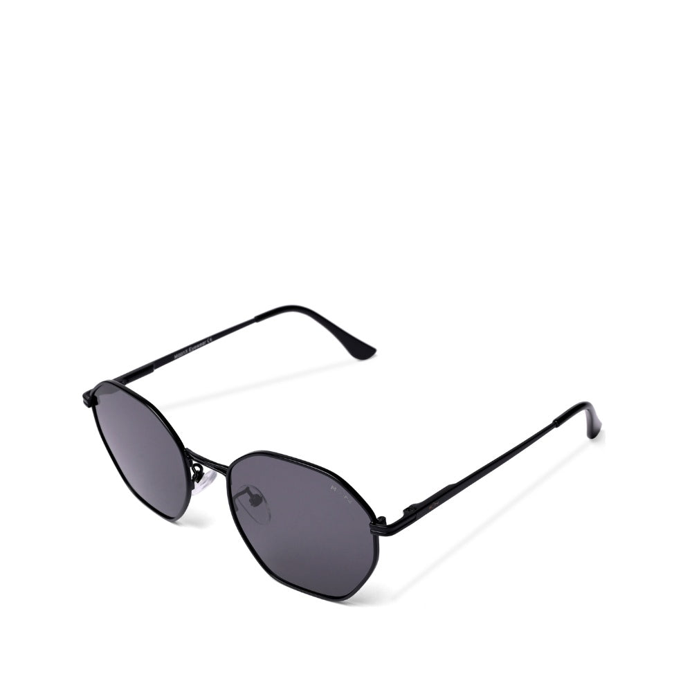MOONX MIRANDA S1 – UV400 Geometric Round Metal Sunglasses (Unisex)