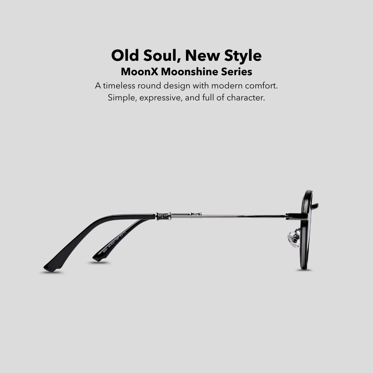 MOONX MOONSHINE S4 – Polarised Classic Round Metal Sunglasses (Unisex)