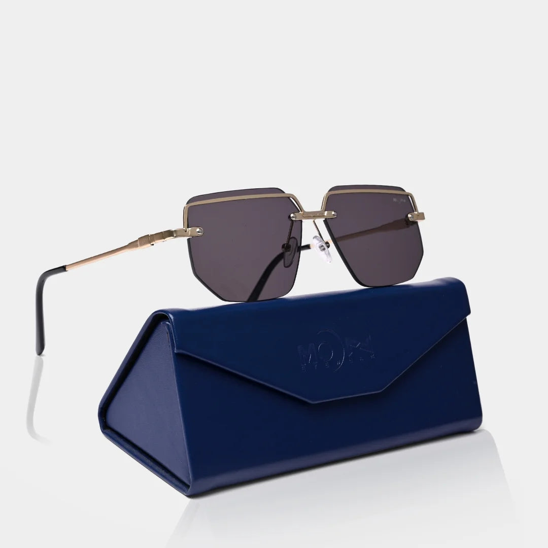 MOONX DEIMOS S3 – Futuristic Metal Frame Sunglasses (Unisex)