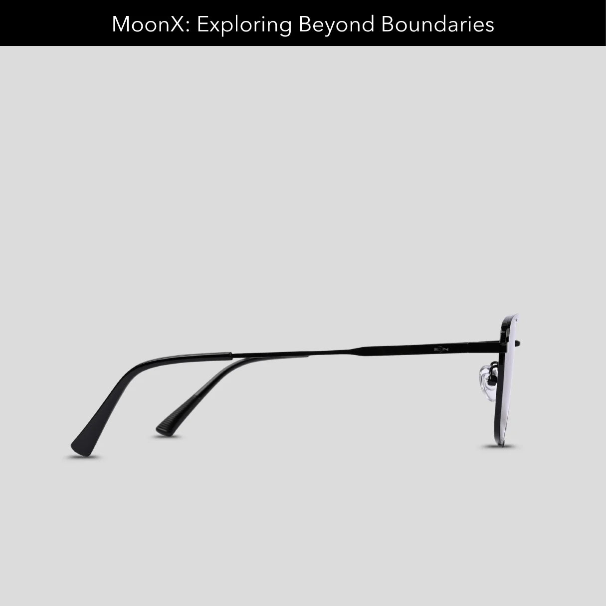 MOONX Z-AUTONOE S1 – UV400 Rectangular Metal Frame Sunglasses (Unisex)