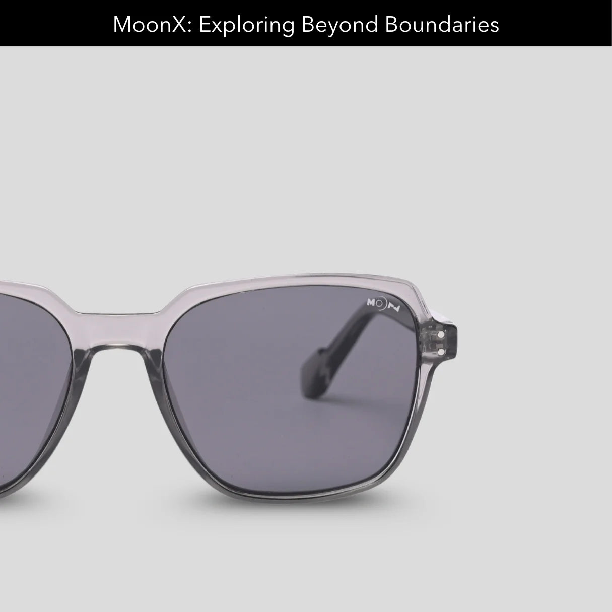 MOONX ROMAN S1 – UV400 Square PC Frame Sunglasses (Unisex)