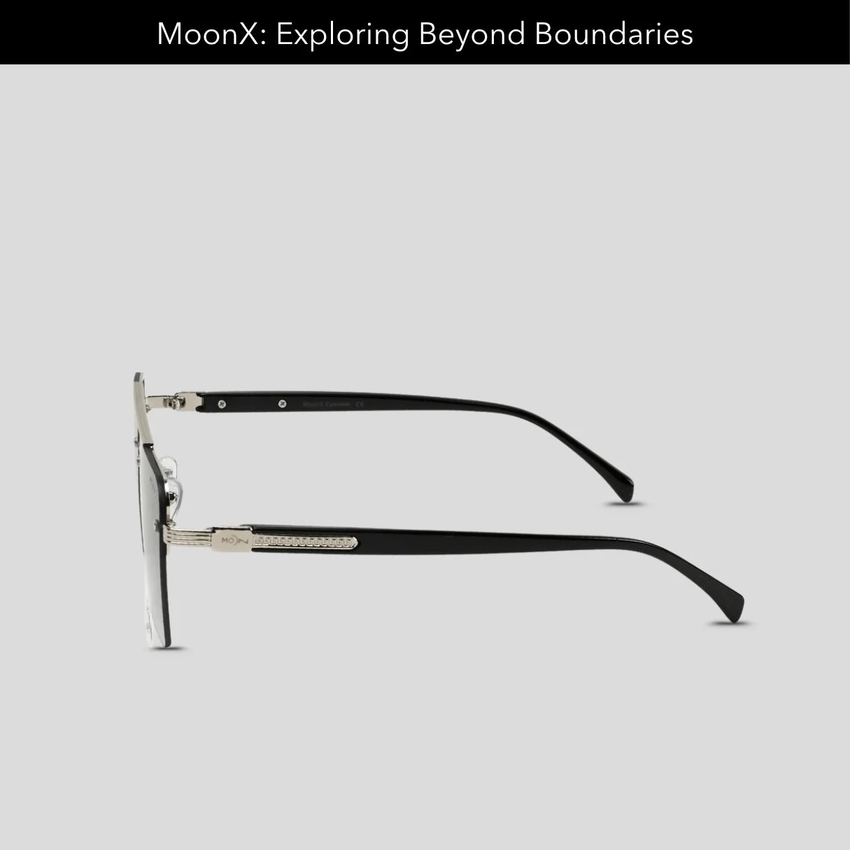 MOONX ICONIC S3 – UV400 Square Metal Frame Sunglasses (Unisex)
