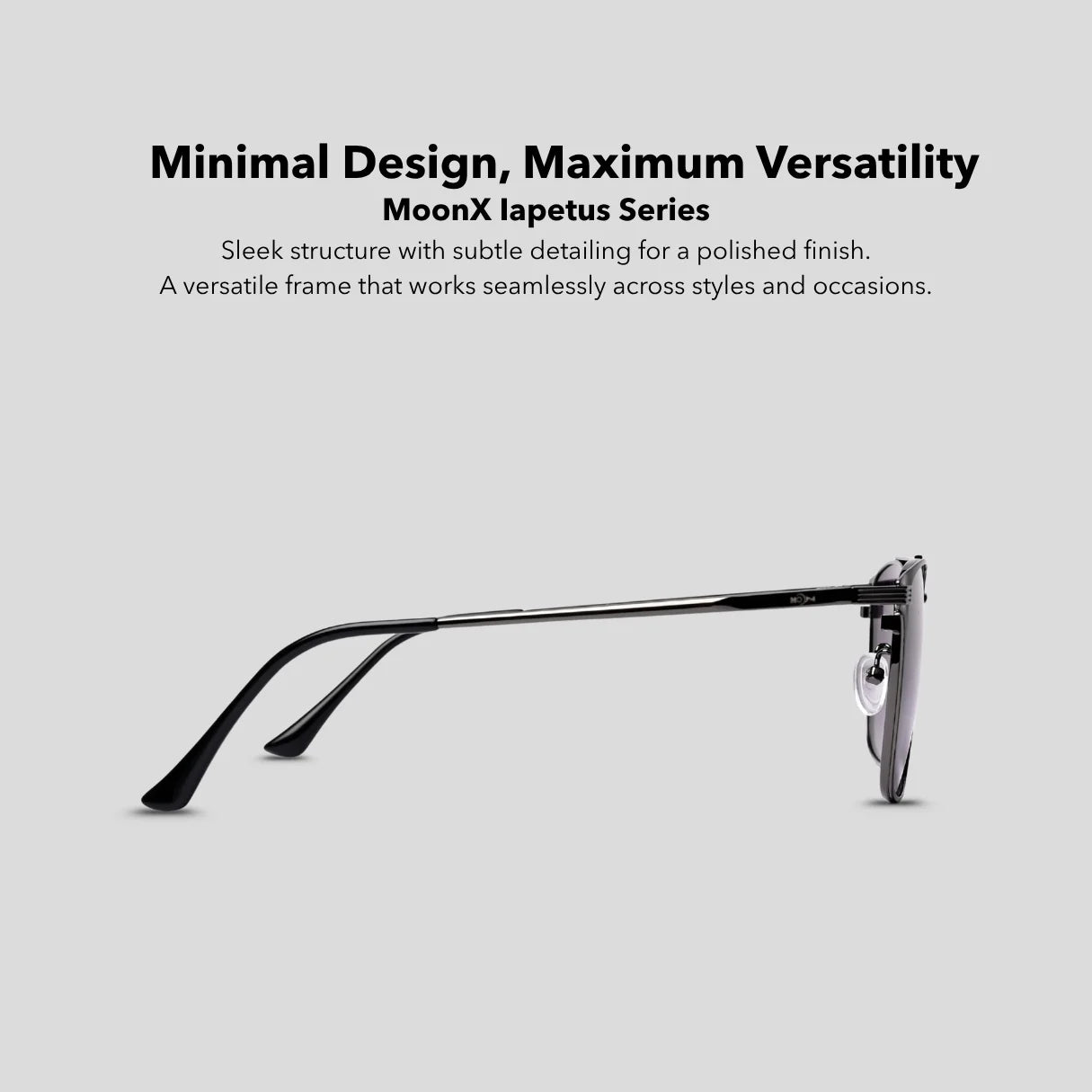 MOONX LAPETUS S2 – Polarised Lightweight Metal frame Sunglasses (Unisex)