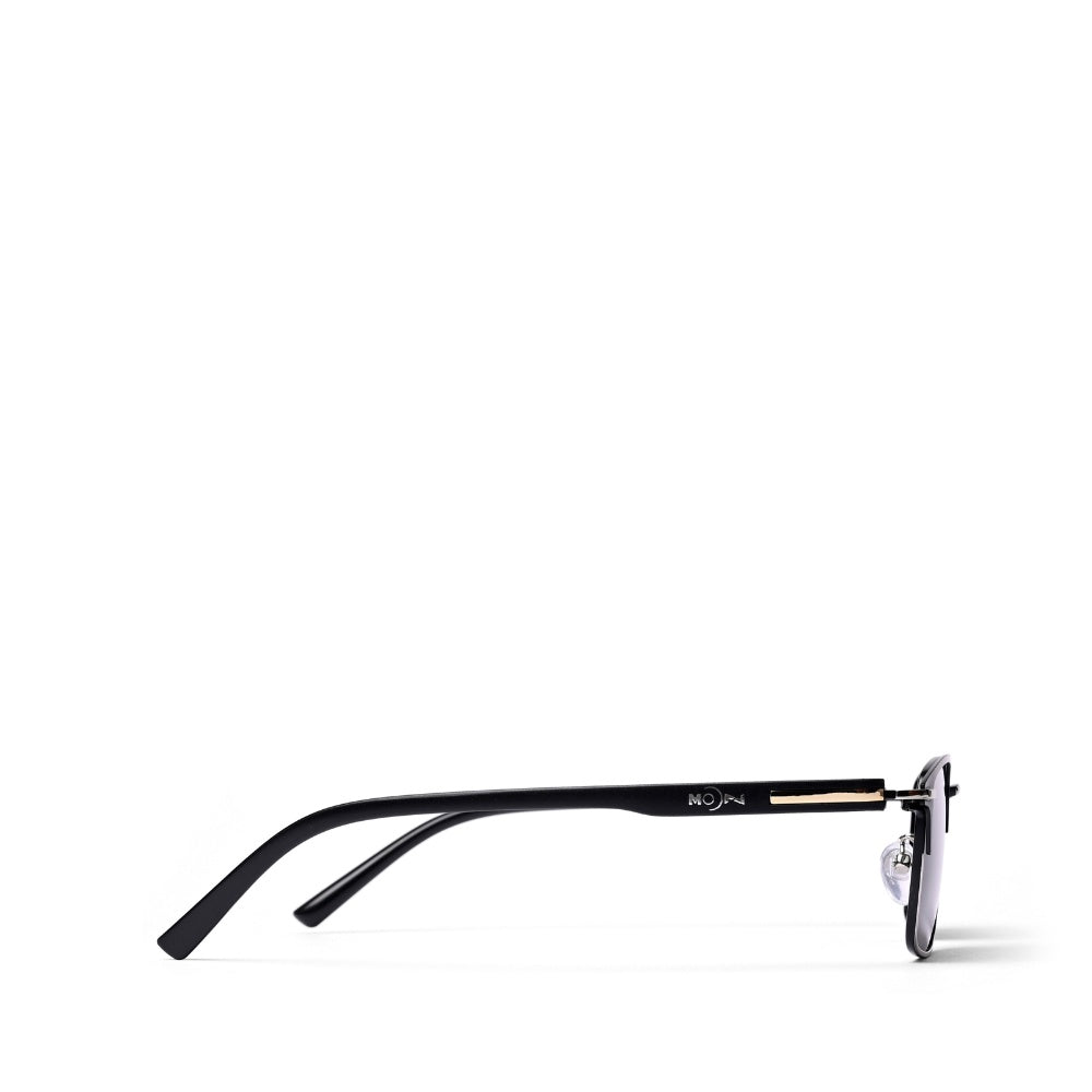 MOONX THEIA S14– Polarised Rectangular Metal Frame Sunglasses (Unisex)