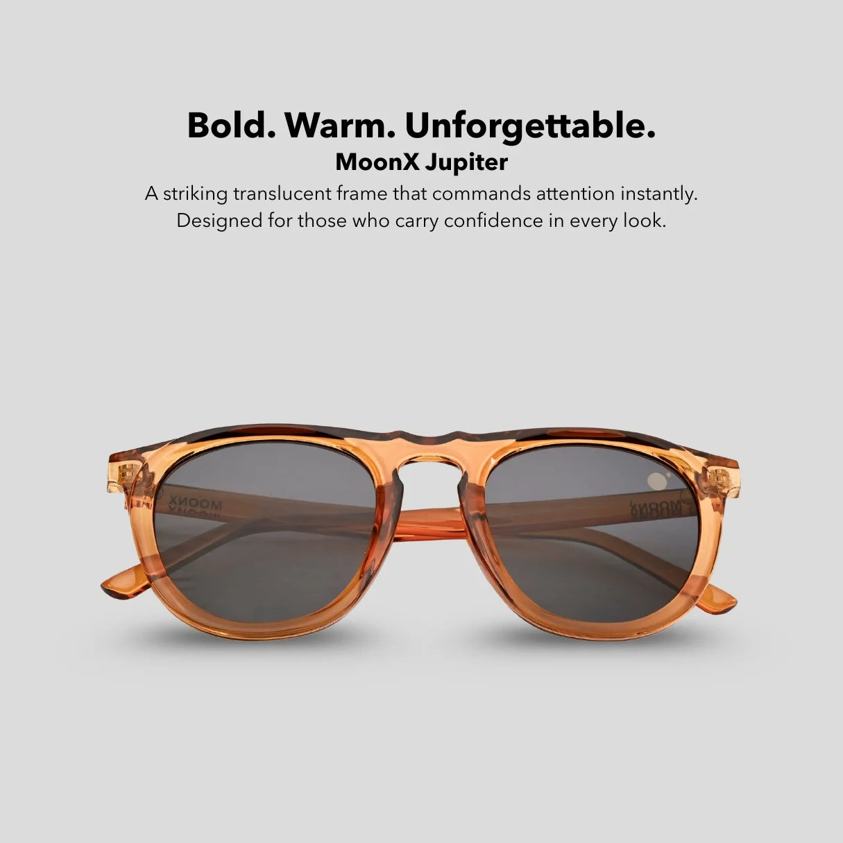 MOONX JUPITER – UV400 Modern Round Sunglasses (Unisex)
