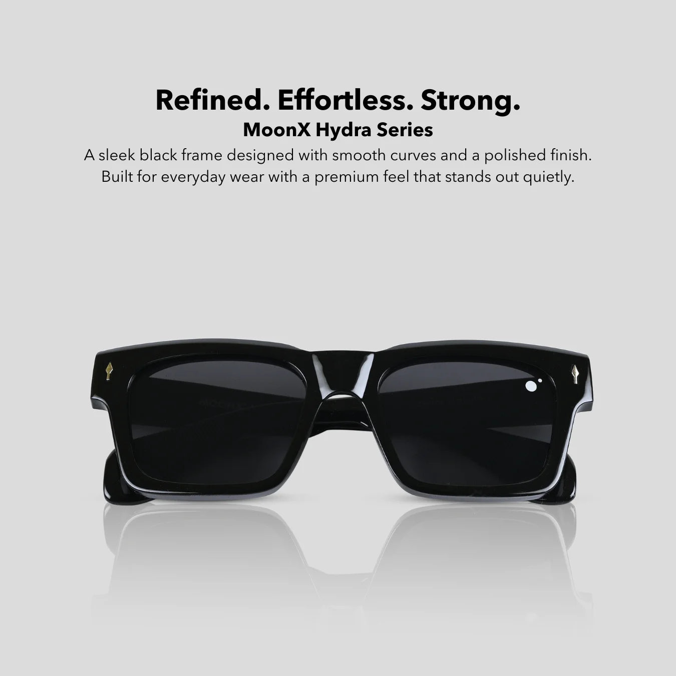 MOONX HYDRA S1 – UV400 Classic Wayfarer Glasses (Unisex)