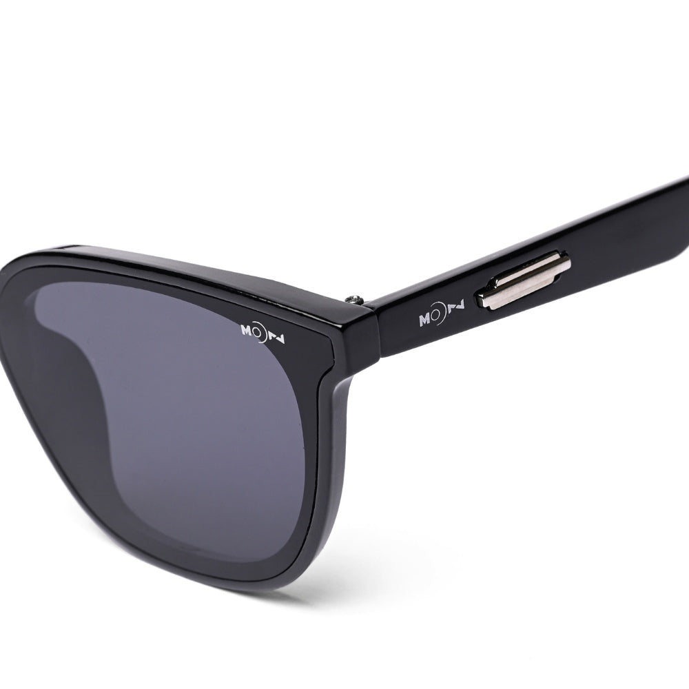 MOONX NEREID S2 – UV400 Cat‑Eye Metal Sunglasses (Unisex)