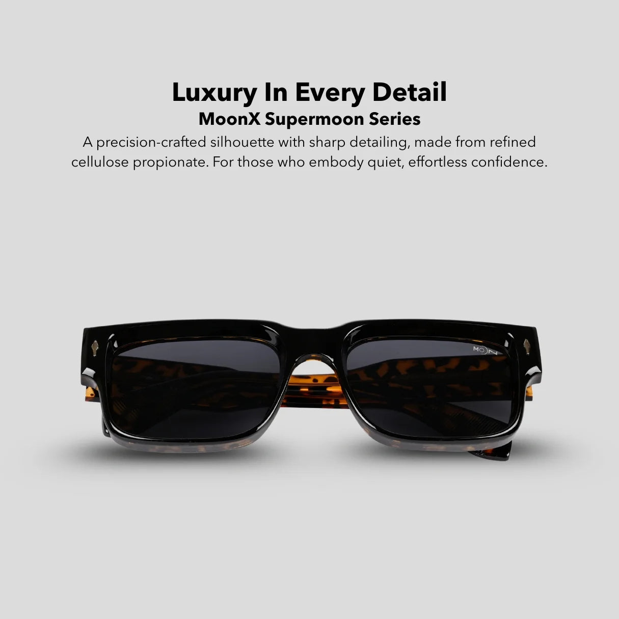 MOONX SUPERMOON S7 – UV400 Rectangular Frame Sunglasses (Unisex)