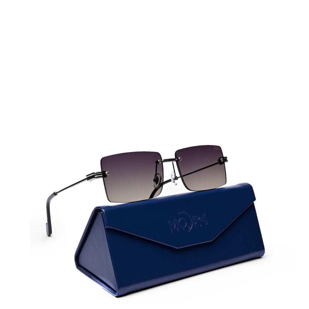 MOONX STARMADE S4 – Polarised Rimless Rectangular Sunglasses (Unisex)