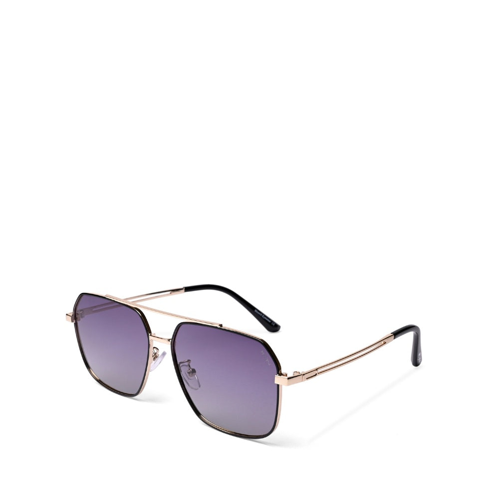 MOONX REFLECTOR S3 – Polarised Square Metal Frame Sunglasses (Unisex)