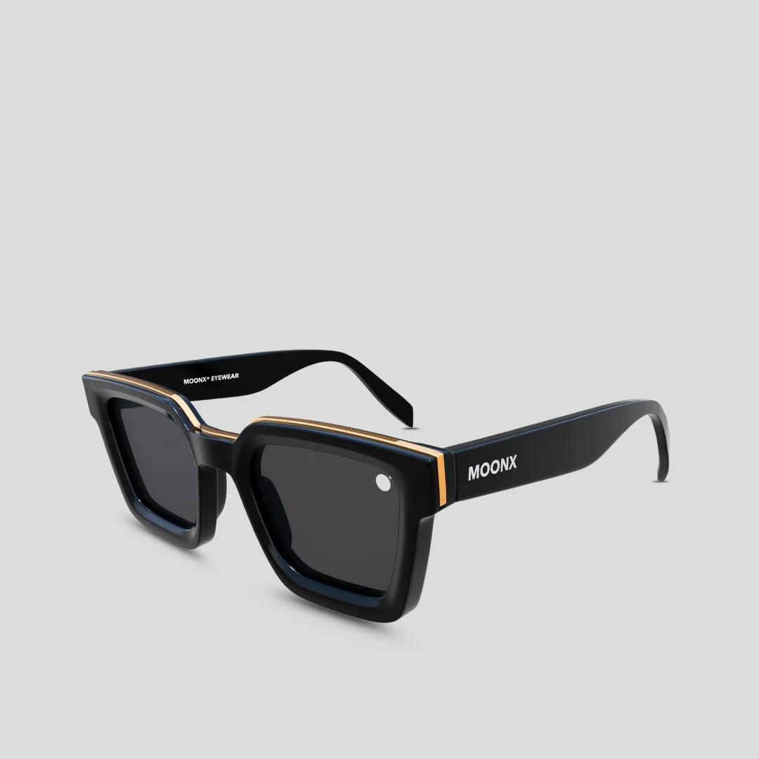 MOONX CLASSIC BLACK – UV400 Protection Wayfarer Sunglasses (Unisex, Hot Selling)