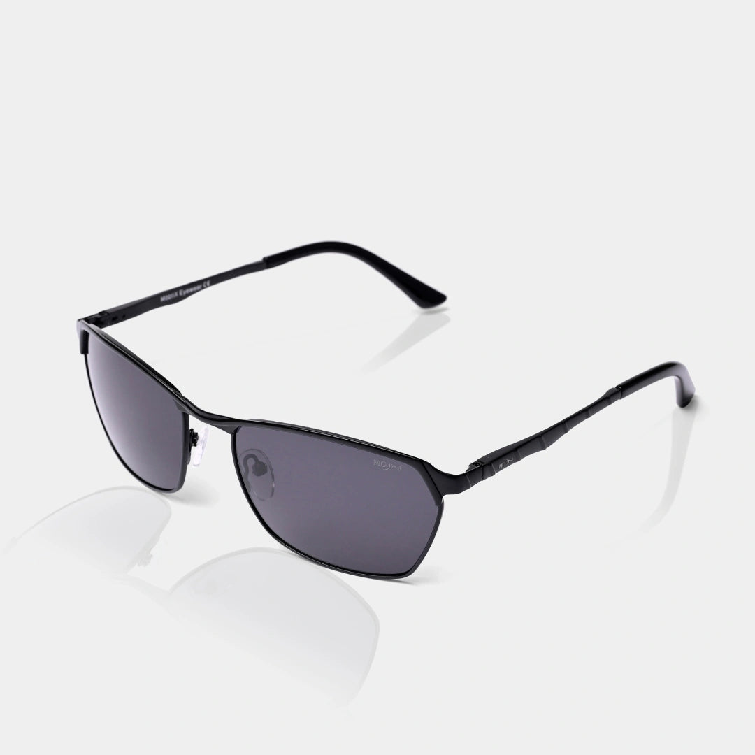 MOONX CLASSIC SLEEK S2 – Polarised Wrap‑Around Retro Sunglasses (Unisex)